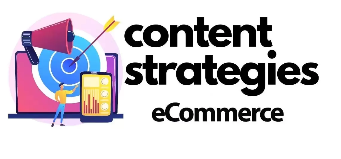 Content strategy illustration for e-commerce campaigns